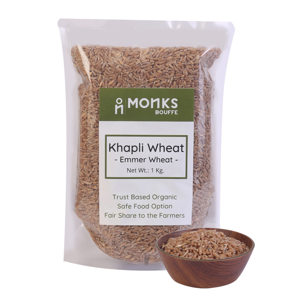 Khapli Wheat - Whole | 20Kg (Original Desi Variety)
