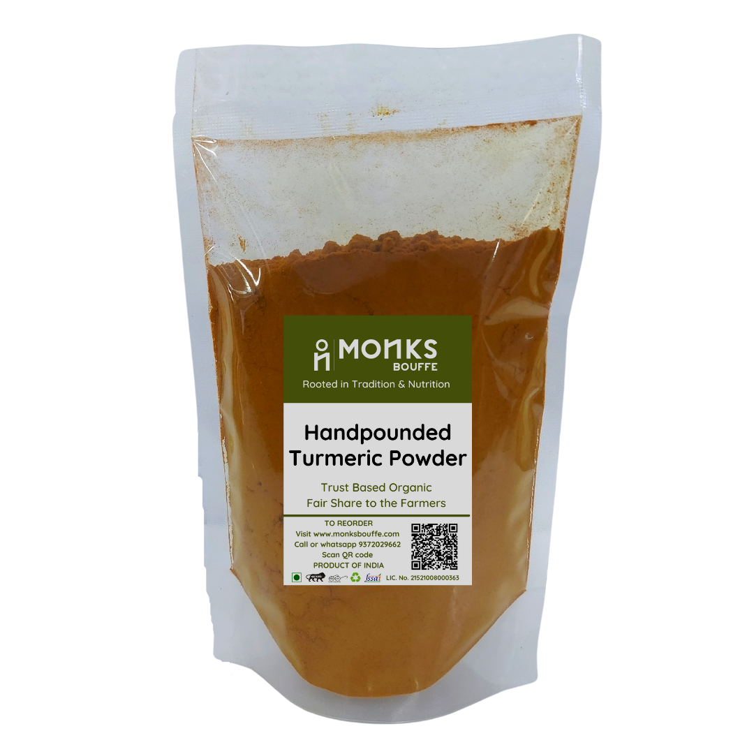 Organic Turmeric Powder (Handpounded)