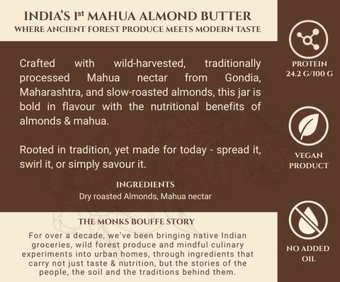 Mahua Almond Butter (Sweetened using Mahua Nectar)