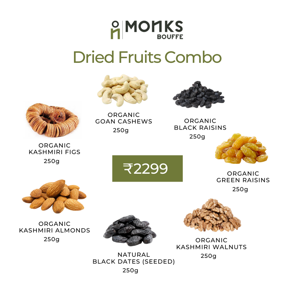 Monks Bouffe 7 Dried Fruits Combo (250g each)