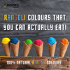 Assorted Natural Rangoli Colours - Handcrafted by BHIL Tribals (Set of 4 colours) - Monks Bouffe