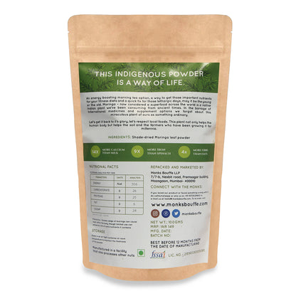 Organic Miraculous Moringa Powder - Monks Bouffe