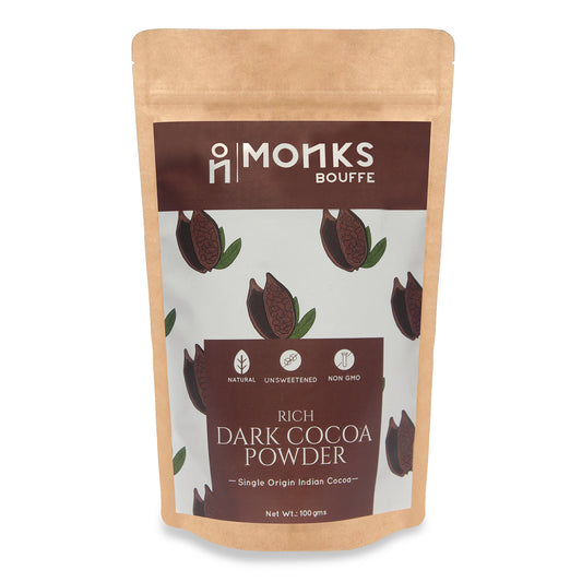 Organic Rich Dark Cocoa Powder - Monks Bouffe