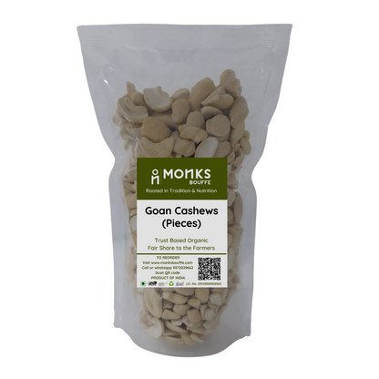 Organic Goan Cashews (Pieces)