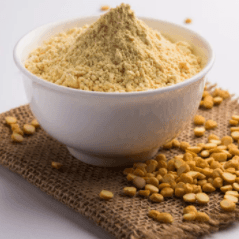 Organic Chana Dal Flour (Besan) - Monks Bouffe