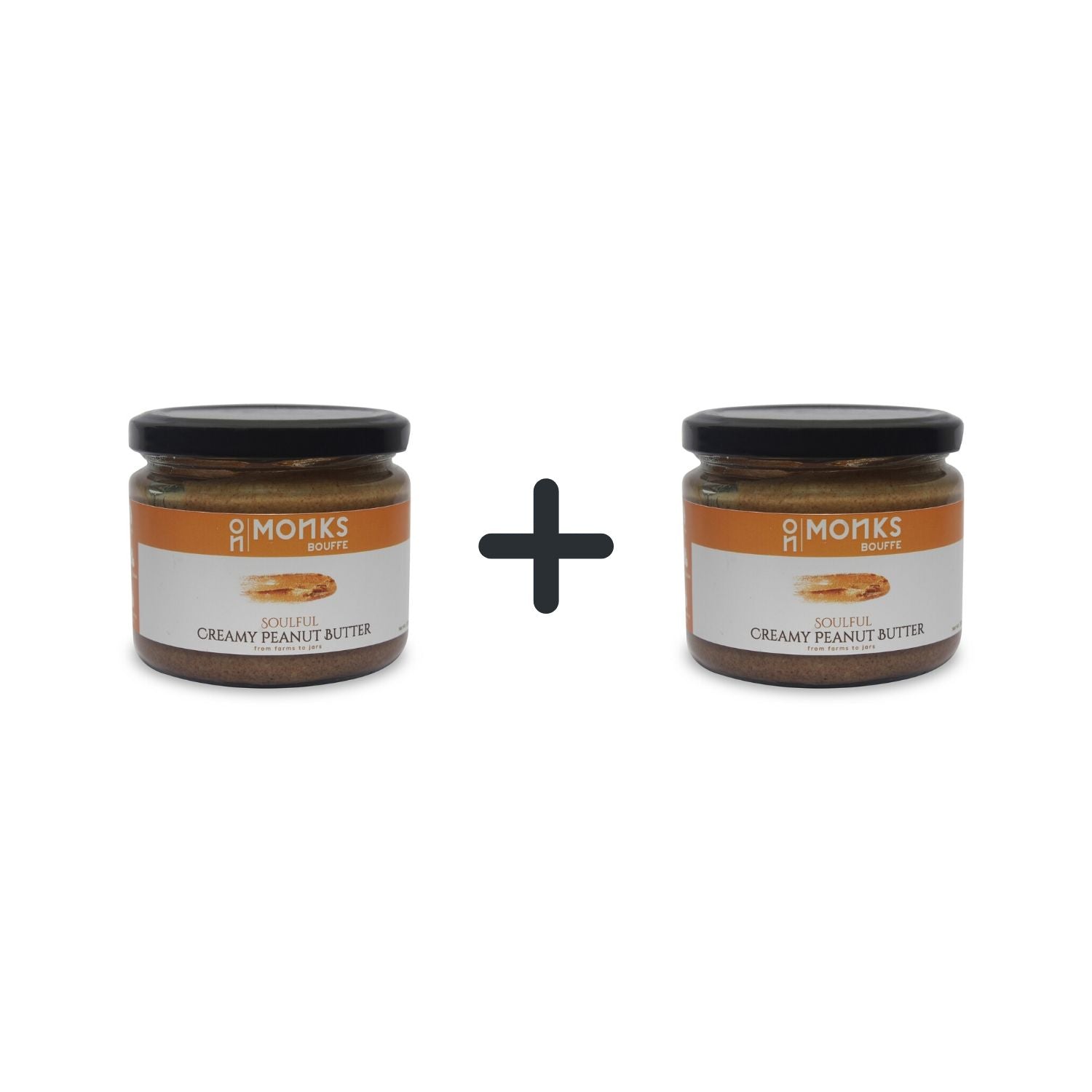 Soulful Organic Creamy Peanut Butter (Jaggery) - Monks Bouffe