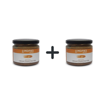 Soulful Organic Creamy Peanut Butter (Jaggery) - Monks Bouffe
