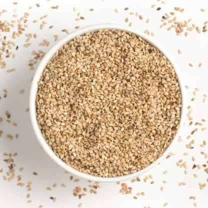 Organic White Sesame Seeds - Monks Bouffe
